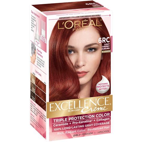 Loreal Excellence Hair Colors Red