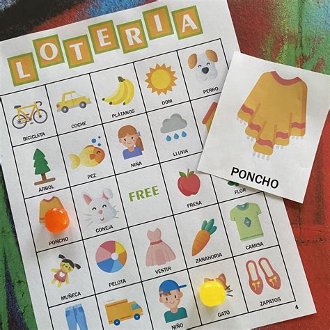 Loteria Activity Sheets