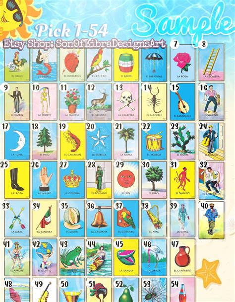 Loteria Game Boards