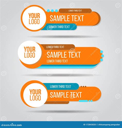 Description of Lower Thirds Design Templates