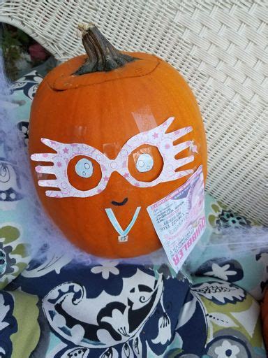 Luna Lovegood Pumpkin Design