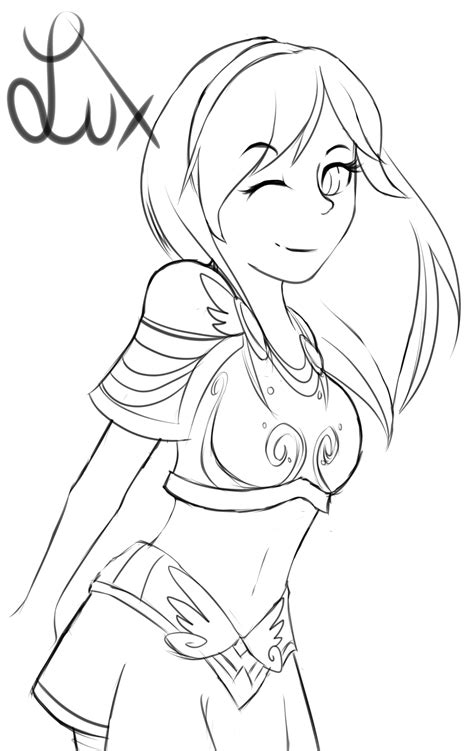 Lux Coloring Pages