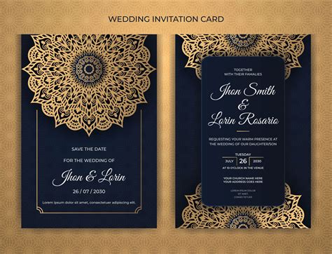 Luxury Wedding Invitation Templates