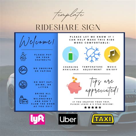 Lyft Signs Features