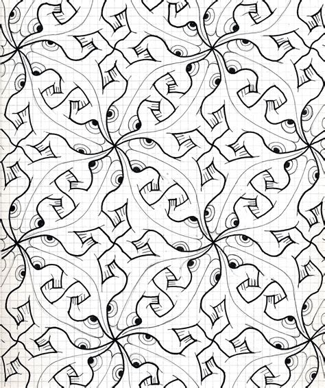 M.C. Escher coloring pages