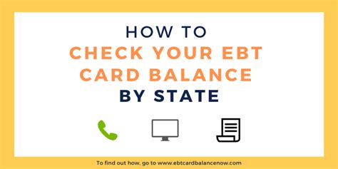 Managing Your EBT Card Balance