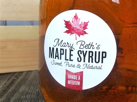 Maple Syrup Labels Introduction