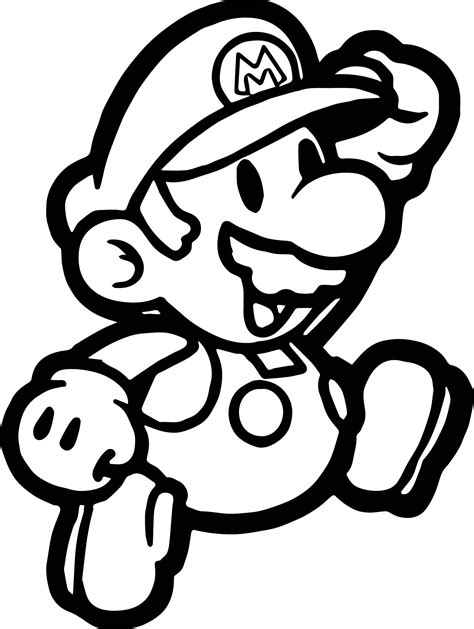 Mario coloring sheet image 9