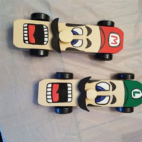 Mario Kart Pinewood Derby Template Designs for Adults