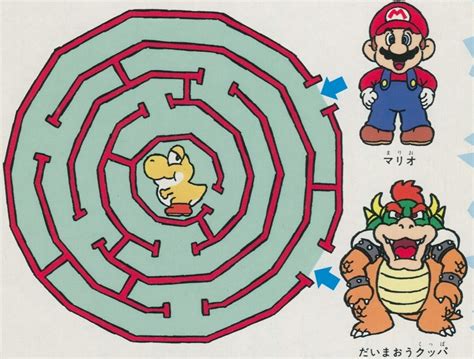 Mario Maze Kids Design