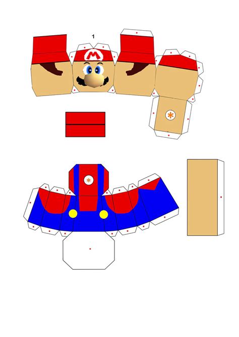 Mario Paper Craft