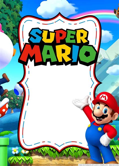 Mario Party Invitation 10