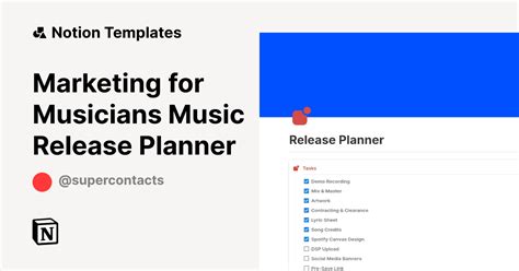 Marketing Templates for Musicians