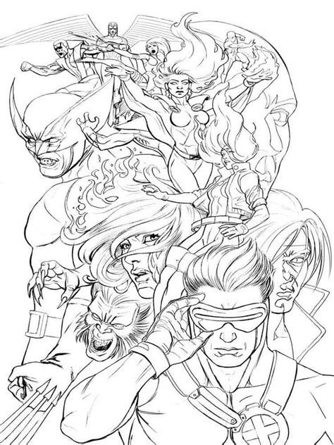 Marvel Coloring Pages for Adults