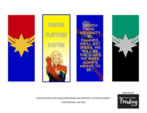 Marvel Disney Bookmarks