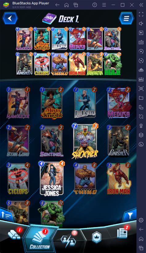 Marvel Snap Deck Building