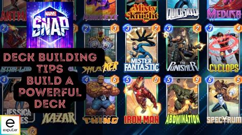 Marvel Snap Deck Building Tips