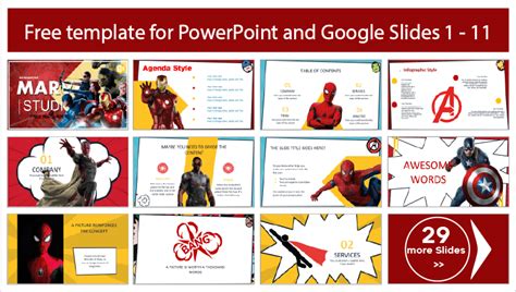 Marvel Templates For Designers