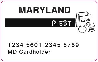 Maryland P-Ebt Card Overview