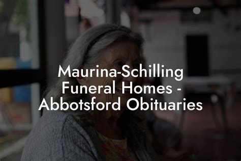 Maurina Funeral Home Obituaries