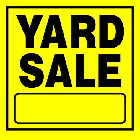 Maximizing Yard Sale Signs