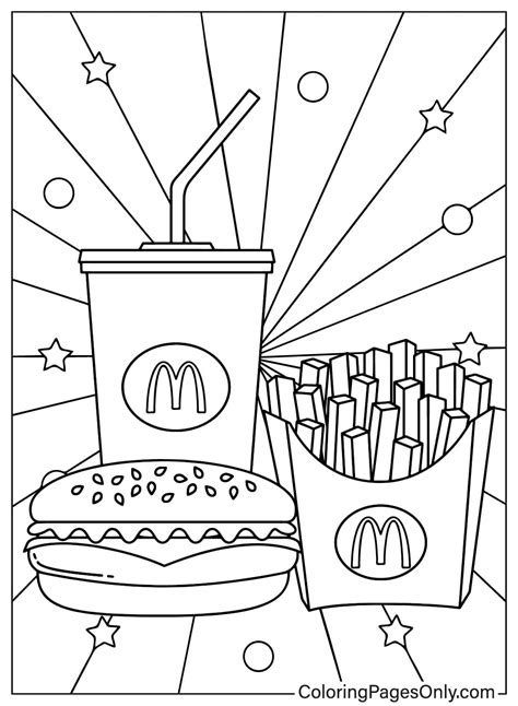 Mcdonalds Characters Coloring Pages