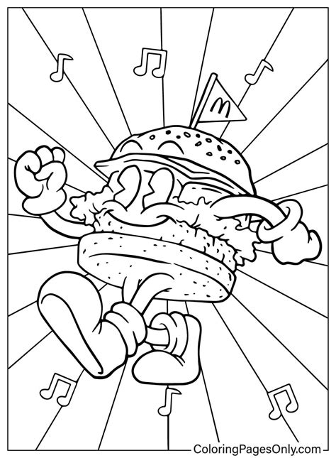 Mcdonalds Characters Coloring Pages