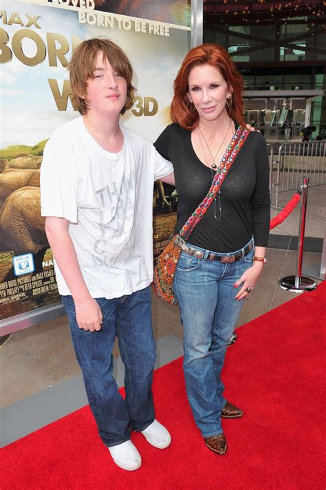 Melissa Gilbert with her Son