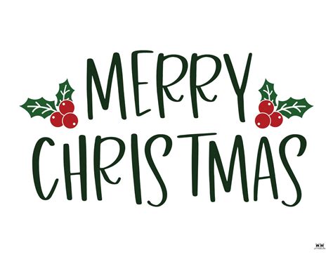 Merry Christmas Printable Letters Image 7