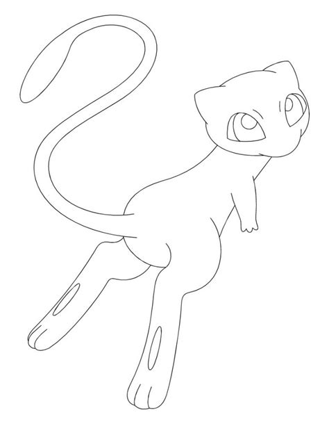 Mew Coloring Page 6