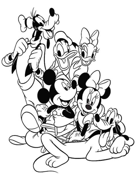 Mickey Mouse Clubhouse Coloring Pages