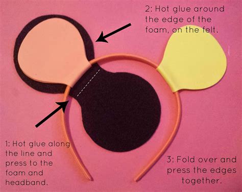 Mickey Mouse Ears Craft Template