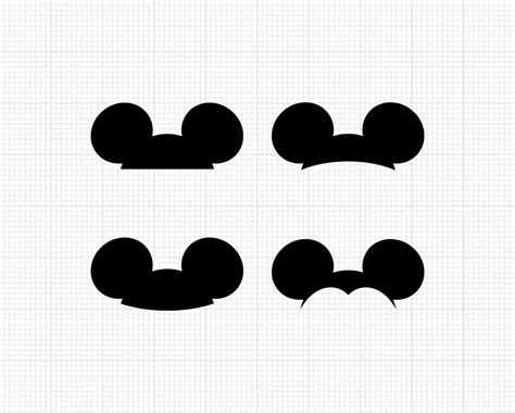 Mickey Mouse Ears Design Template