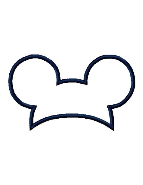 Mickey Mouse Ears Hat Template