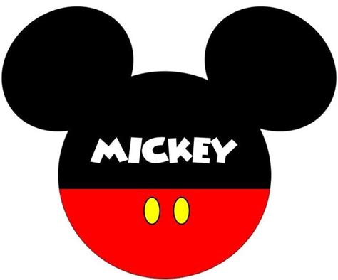 Mickey Mouse Magnet Template