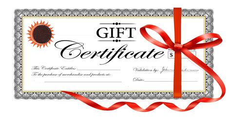 Microsoft Gift Certificate Template Excel