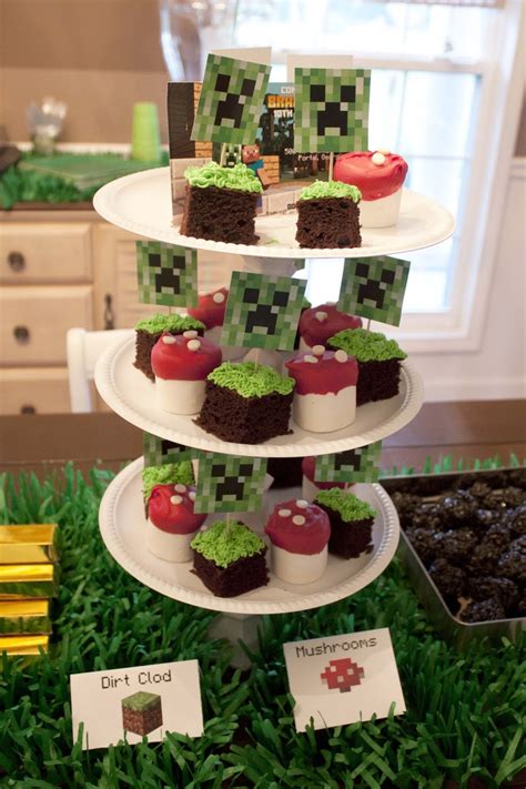 Minecraft Birthday Party Crafts