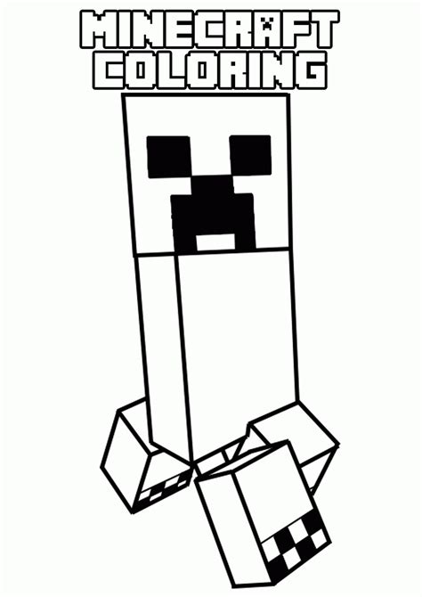 Minecraft Coloring Pages Image 10