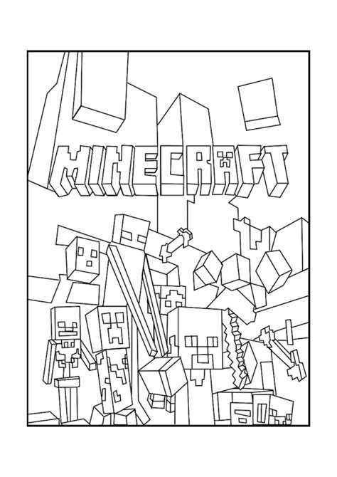 Minecraft Coloring Pages Image 4