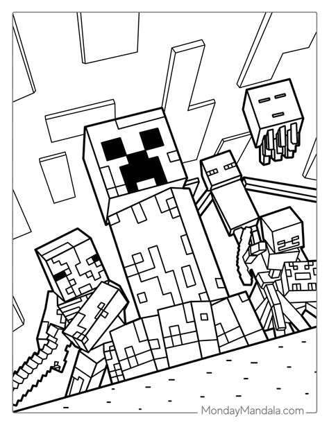 Minecraft Coloring Pages Image 5