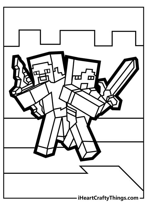 Minecraft Coloring Pages Image 9