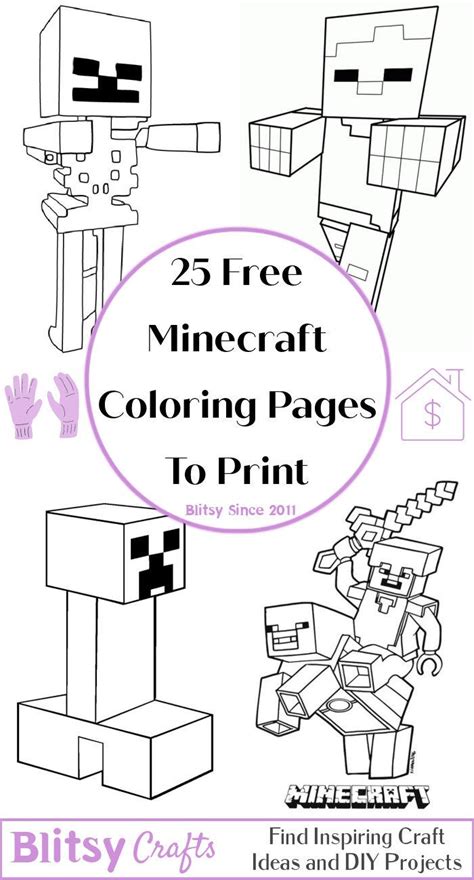 Minecraft Coloring Pages Tricks