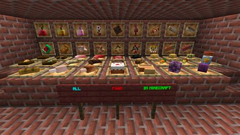 Minecraft Food Organizers