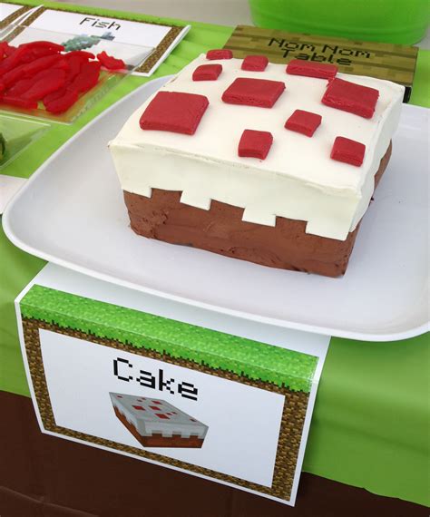 Minecraft Themed Party