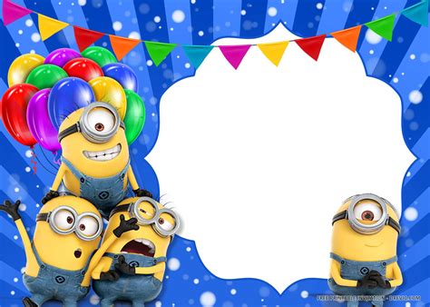 Minion Invitation Templates