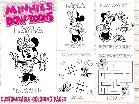 Minnie Mouse Printable Pictures for Crafting