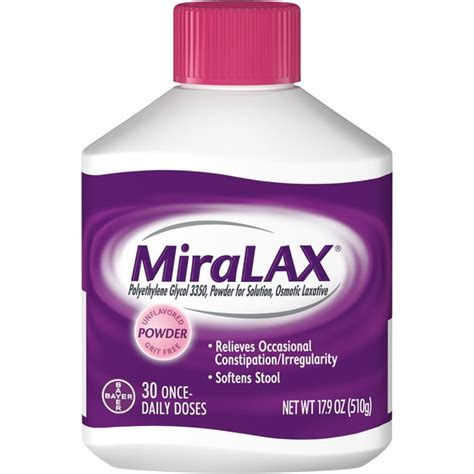 Miralax Instructions