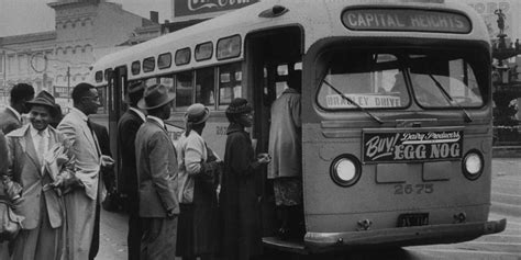 The Montgomery Bus Boycott in progress