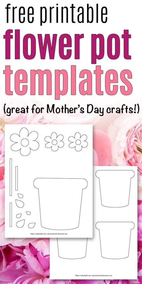 Mothers Day Flower Pot Template 1