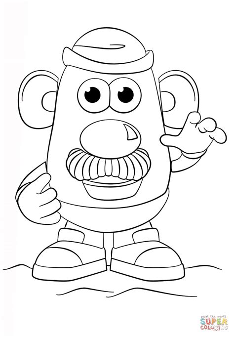 Mr. Potato Head Coloring Pages